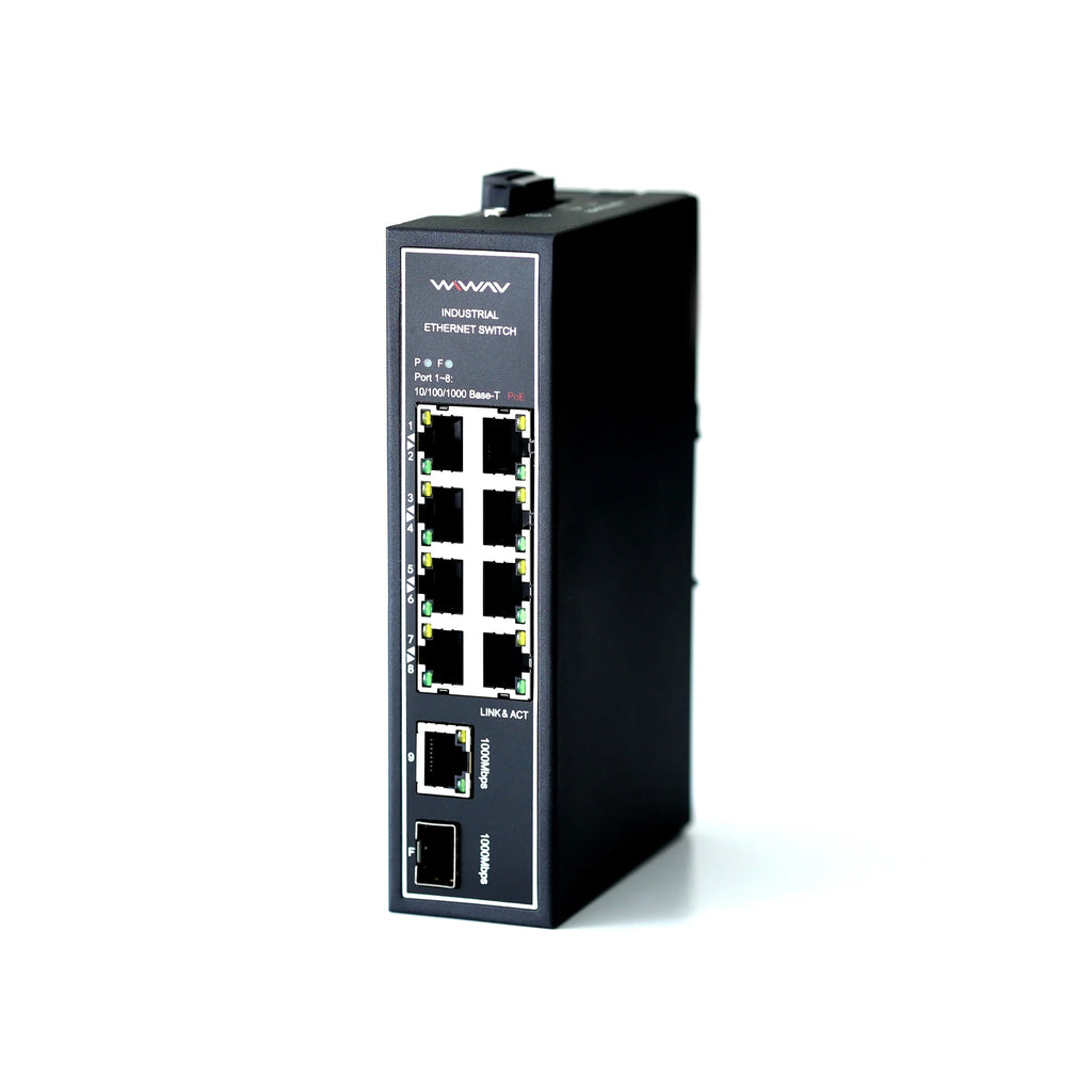 WIWAV WDH-9GT1GF-POE 10/100/1000Mbps 10ポートギガビットPoE産業用
