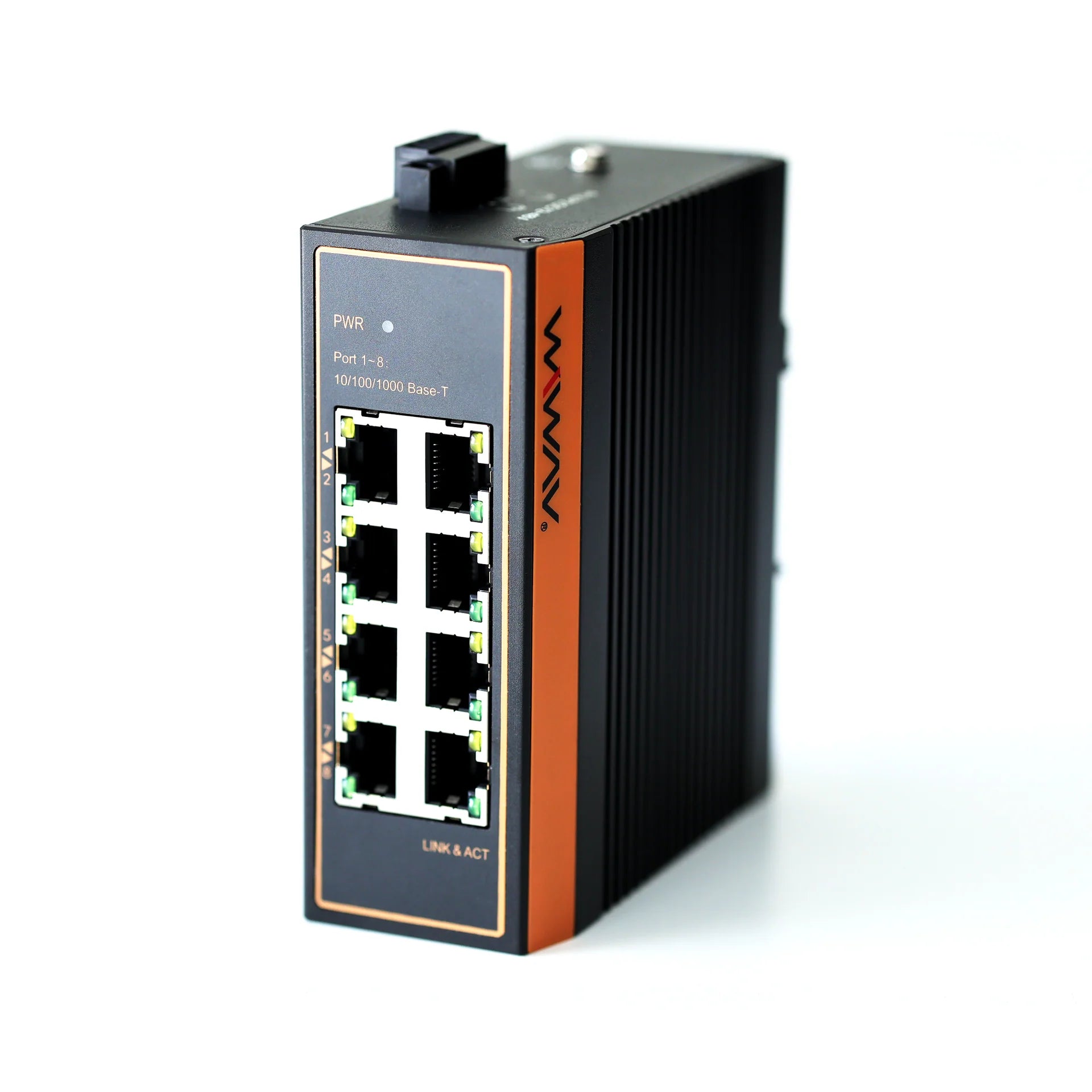 WIWAV W1108-8GE-I 10/100/1000Mbps 8ポートギガビット産業用