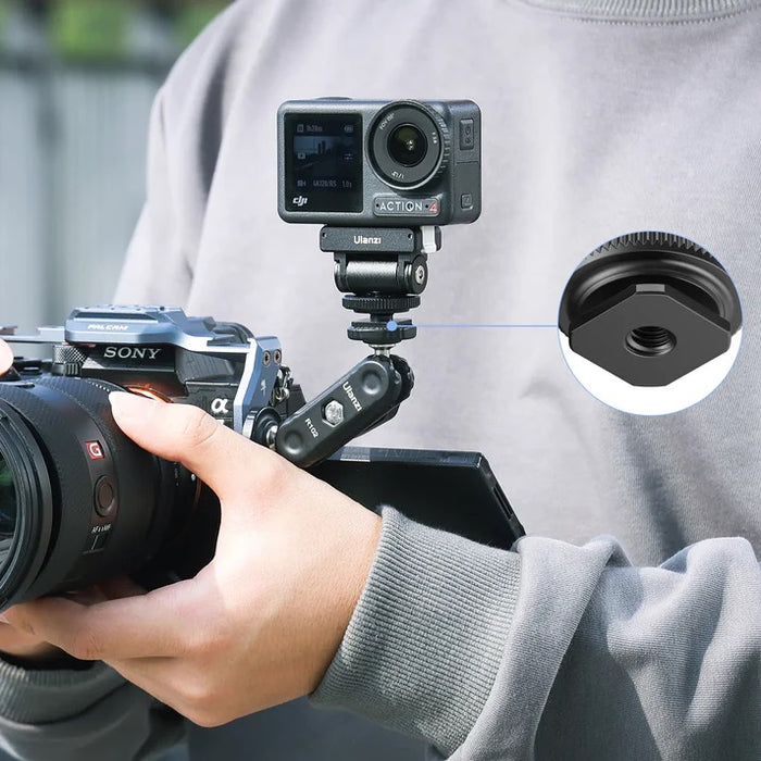 Ulanzi C071GBB1 CA22 コールドシューマウントアダプター(DJI OSMO Action 4/3 & Pocket 3用)