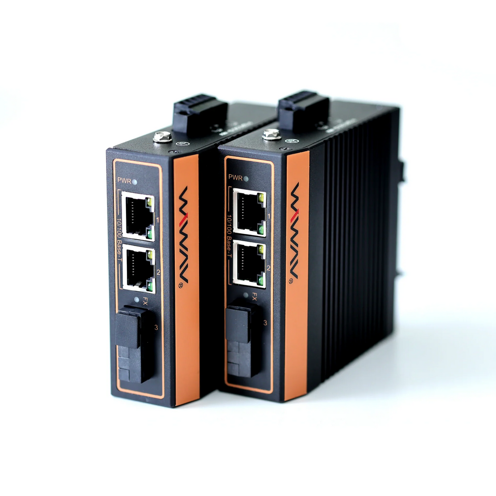 WIWAV W1003-2FE1FX-I 3ポート産業用イーサネット WIWAV W1003-2FE1FX-I 10/100Mbps 3ポート産業用イーサネット