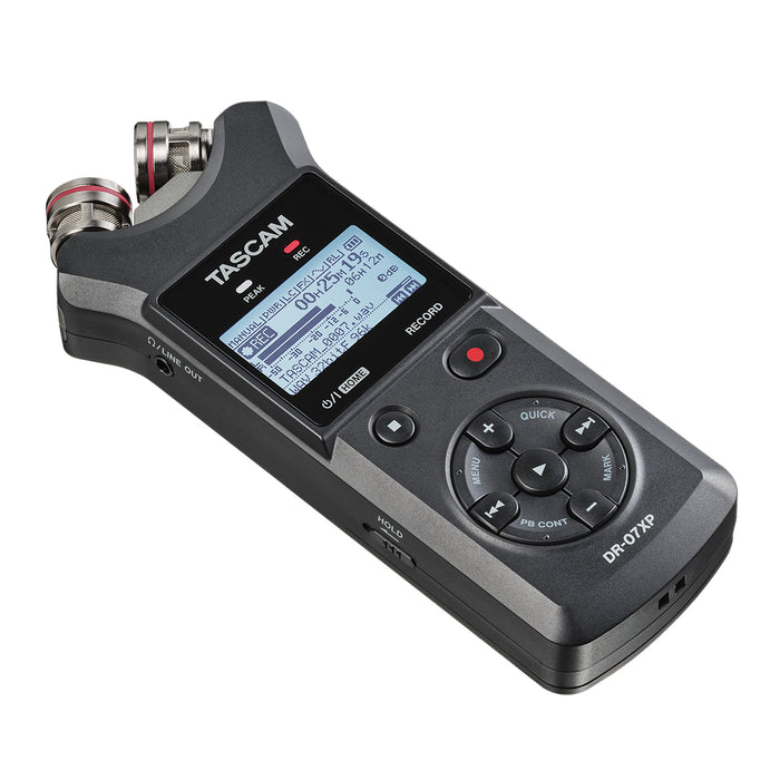 TASCAM DR-07XP 32ビットフロート録音対応ステレオポータブルレコーダー