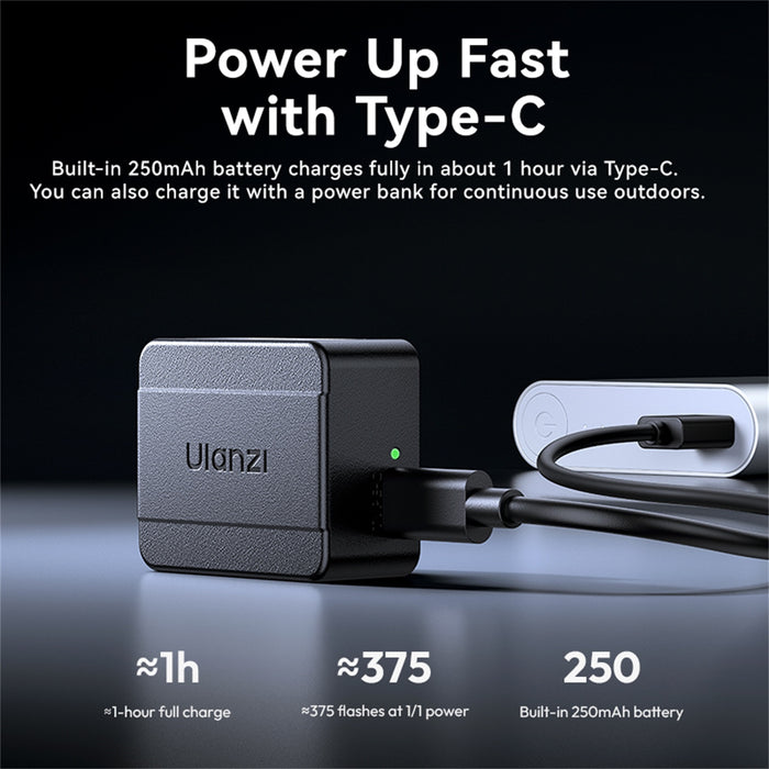 Ulanzi L133 SL02スパークライトカメラフラッシュライト