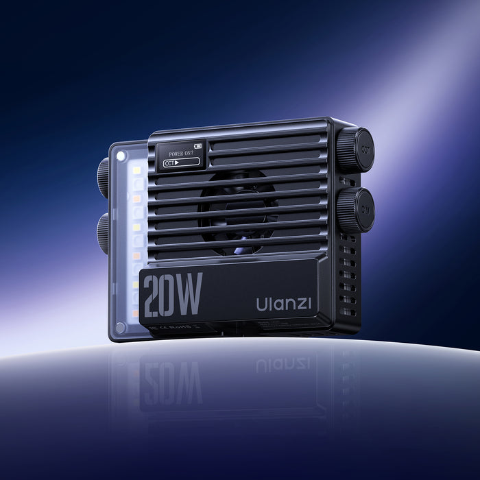 Ulanzi L090 LE20 20W RGBポケットライト ブラック