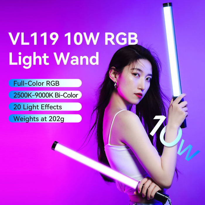 Ulanzi L132 VL119 10W RGBライトワンド