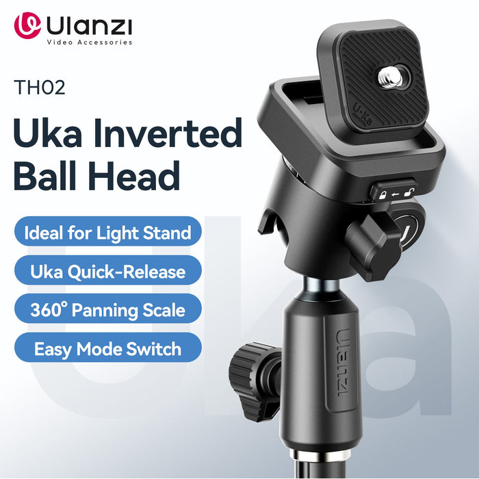 【箱潰れ品】Ulanzi T112 TH02ウカ倒立ボール雲台