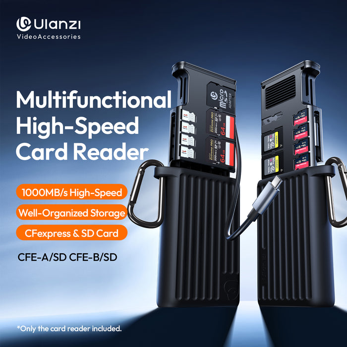 Ulanzi X056 MCR-02 多機能高速カードリーダーケース
