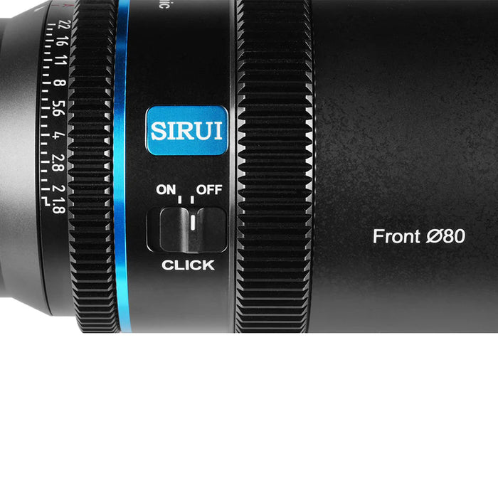 SIRUI 40AF133X-EN-JP オートフォーカスアナモルフィックレンズ T1.8 S35 40mm E/ナチュラル