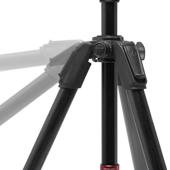 Manfrotto MVK502055CXPROV MVH502AHビデオ雲台+055カーボンビデオ三脚4段