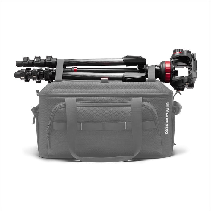 Manfrotto MVK502055CXPROV MVH502AHビデオ雲台+055カーボンビデオ三脚4段