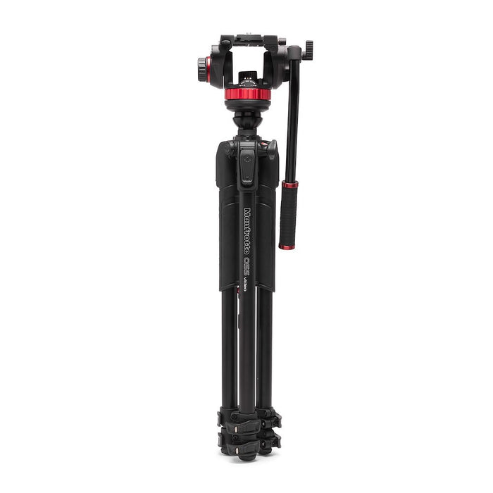 Manfrotto MVK502055XPRO3V MVH502AHビデオ雲台+055アルミビデオ三脚３段