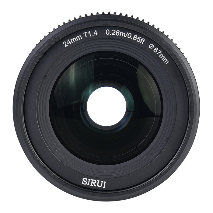 SIRUI VP-1-24B マウント交換式シネマレンズ Vision Prime T1.4 Full Frame 24mm ブラック Eマウント(L/RF/Z交換マウントアダプター付)