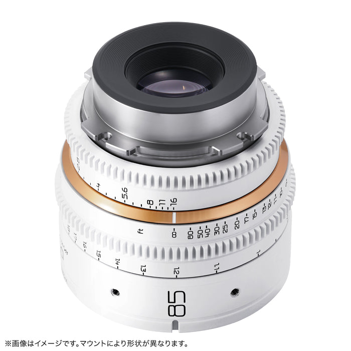 DULENS DL-MP85-PL-W APO MiniPrime 85mm T2.4 シネマレンズ PLマウント(ホワイト)