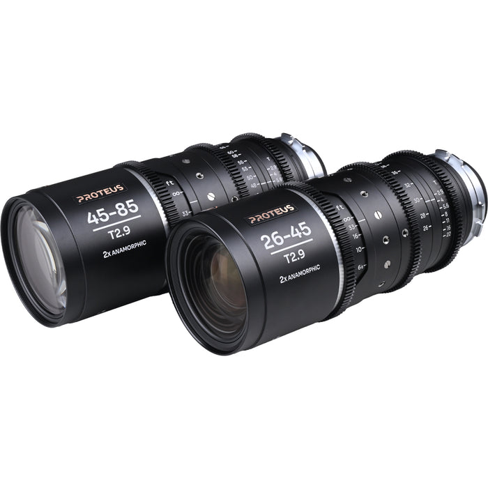 LAOWA LAO0761 Proteus Zoom 2X Anamorphic 2-Lens Bundle フレアカラー：シルバー(26-45mm/45-85mm/PL/EFマウント)