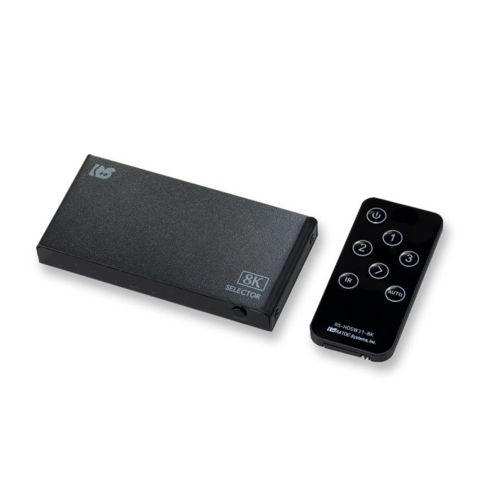 RATOC Systems RS-HDSW31-8K 8K60Hz/4K120Hz対応 3入力1出力 HDMI切替器