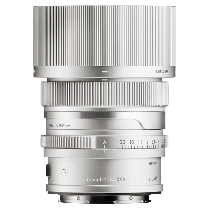 SIGMA Contemporary 50mm F2 DG Lマウント シルバー