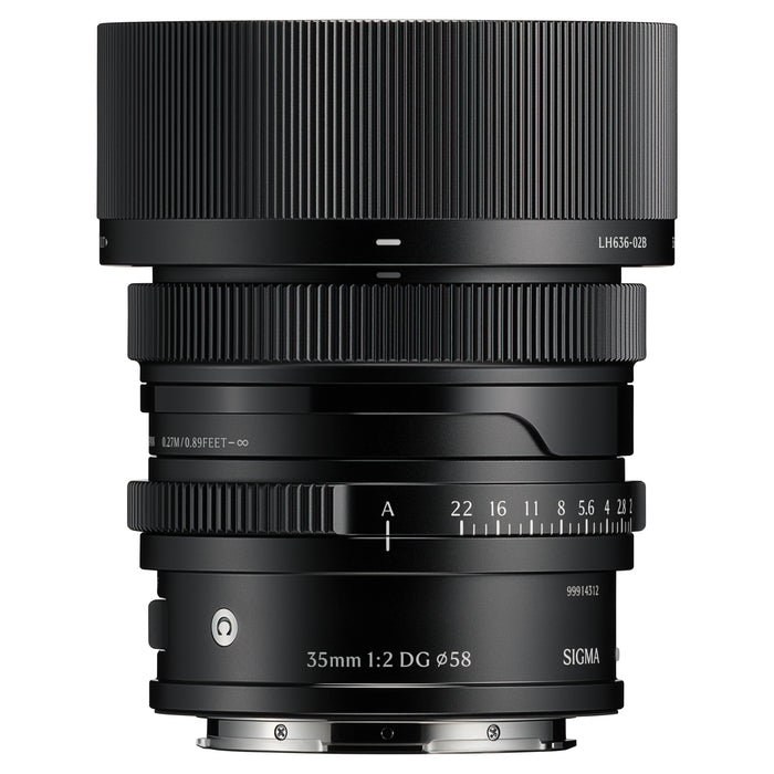 SIGMA Contemporary 35mm F2 DG Lマウント ブラック