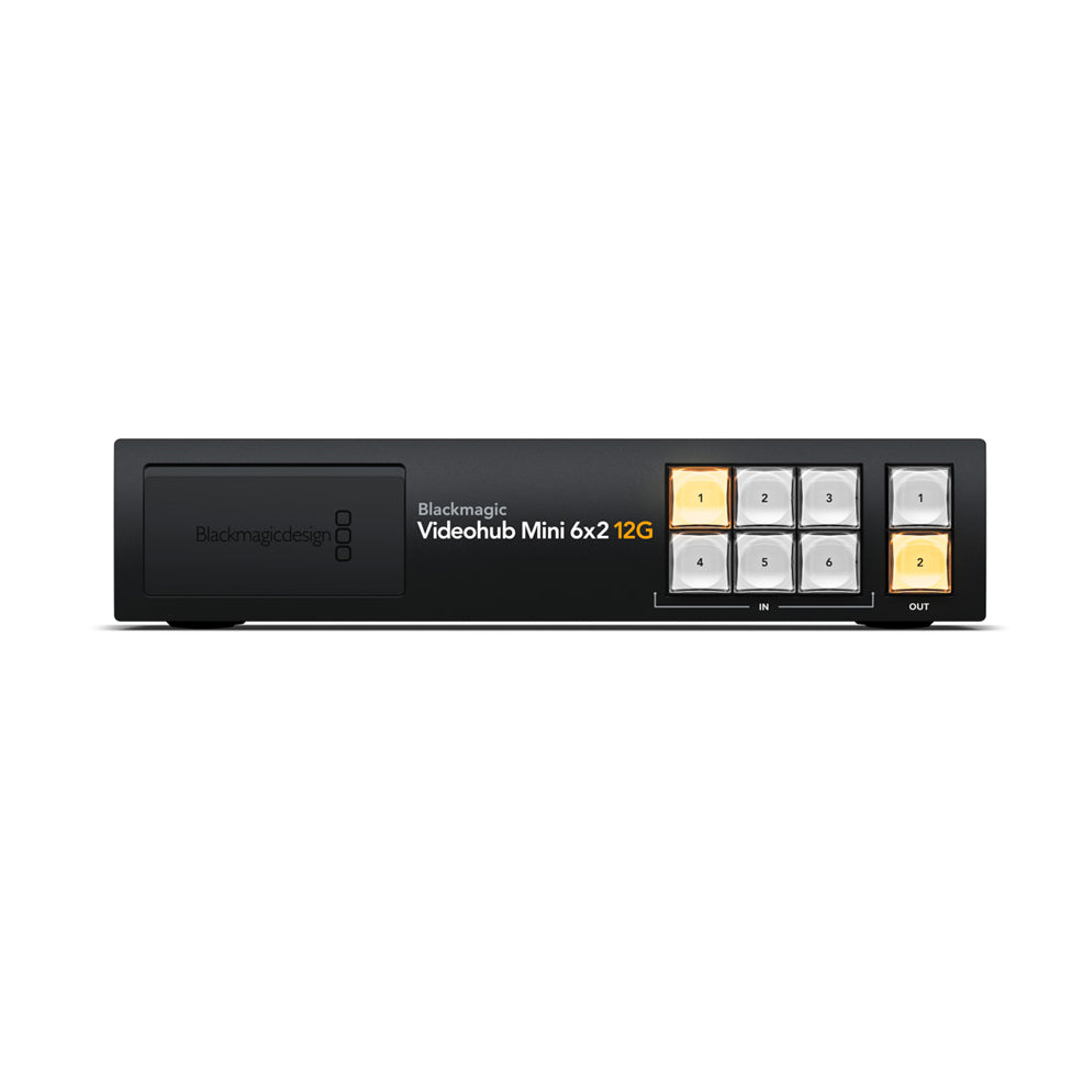 Blackmagic Videohub Mini 6x2 12G - 業務用撮影・映像・音響 