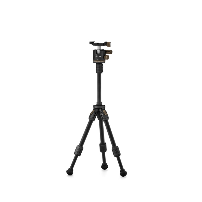 Tilta TT-BT03E-FB-SG Tabletop Ball Head with 1-Stage Carbon Fiber Tripod Legs (3KG) Extendable Edition - Space Gray