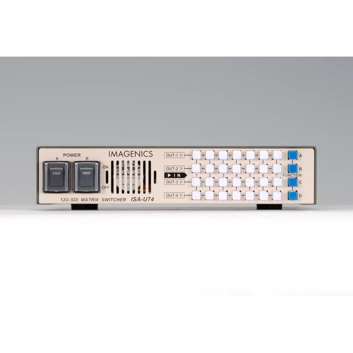 IMAGENICS ISA-U74 7入力4出力 12G-SDIマトリックススイッチャー