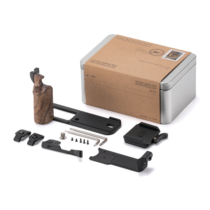 Tilta TA-T70-B-B Vintage Camera Cage for Fujifilm X100VI Travel Kit - Black