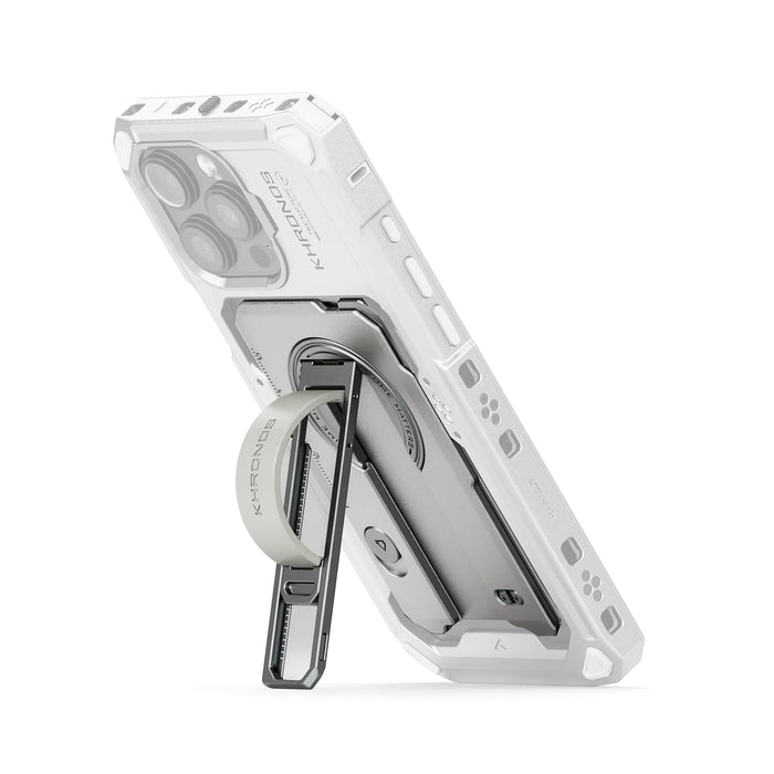 Tilta TK-IP16-PMBP-TW Khronos Multi-Functional Magnetic Backplate for iPhone 16 Pro Max - Titanium White