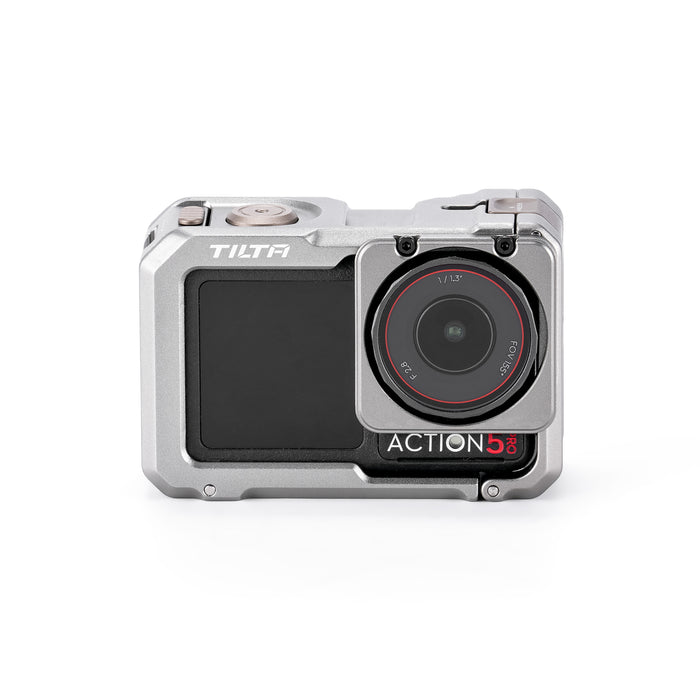 Tilta TA-T72-FCC-TG Full Camera Cage for DJI Osmo Action 5 Pro - Titanium Gray