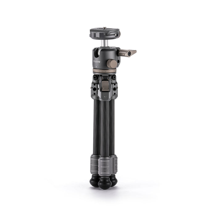 Tilta TT-BT03-FB-SG Tilta Tabletop Ball Head with 1-Stage Carbon Fiber Tripod Legs (3KG) - Space Gray