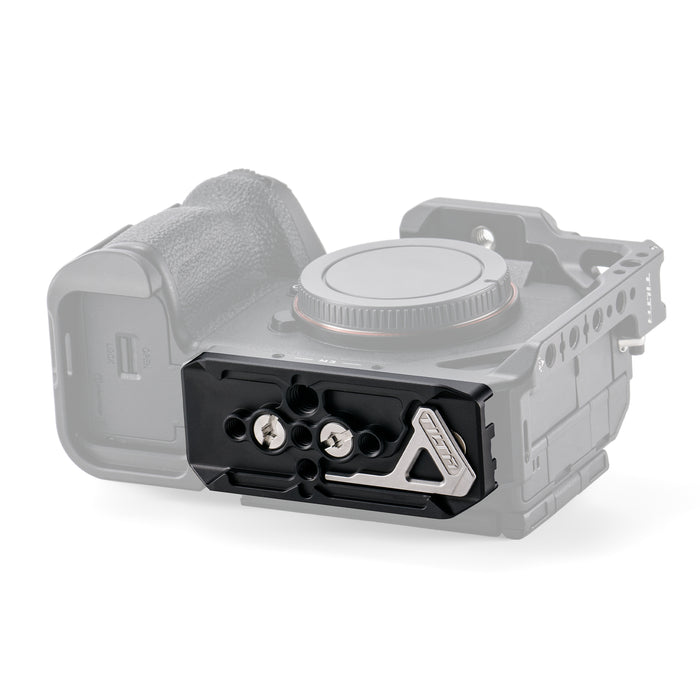 Tilta TA-T66-ABP-B ARCA Bottom Plate with Cable Passthrough for a1 II/a9 III - Black