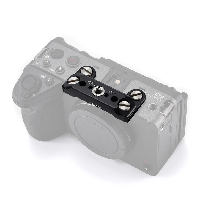 Tilta TA-T16-HSTP-B Hot Shoe Top Plate for Sony FX3/FX30 V2 - Black
