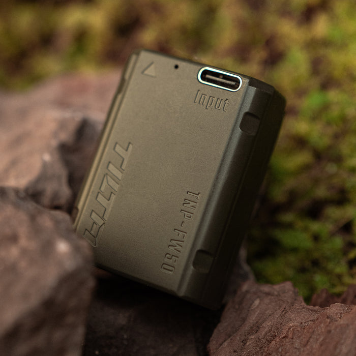 Tilta TNP-FW50-GN Tilta NP-FW50 Battery with USB-C Input (980mAh) - Green