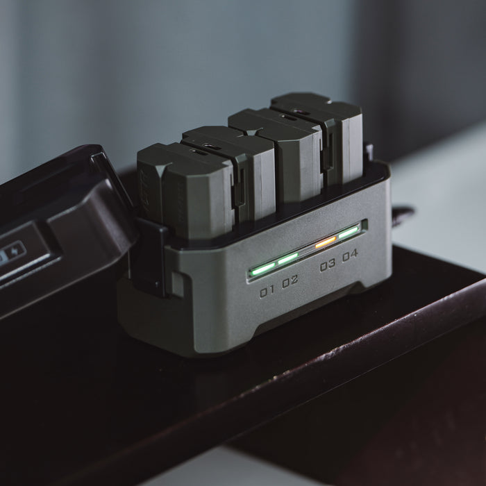 Tilta TBC-FZ100-GN Tilta Portable Charging Station for NP-FZ100 (4 Channel) - Green