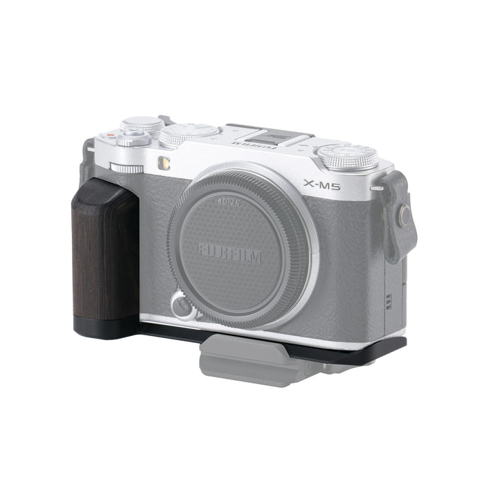 Tilta TA-T73-WG-B Mounting Baseplate with Wooden Grip for Fujifilm X-M5 - Black