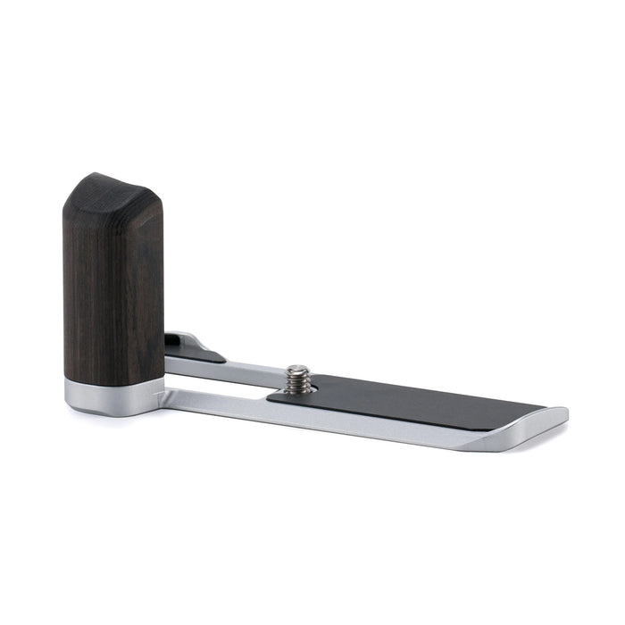 Tilta TA-T73-WG-S Mounting Baseplate with Wooden Grip for Fujifilm X-M5 - Silver