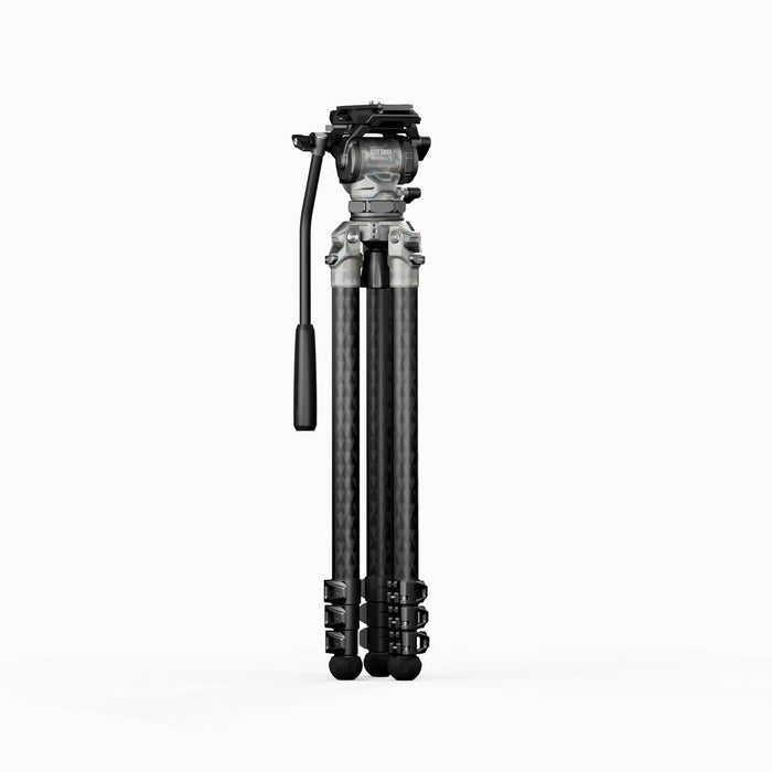 Tilta TT-CT08-75-SC Tilta 75mm Cine Fluid Head with 3-Stage Carbon Fiber Tripod Legs (8KG) - Snow Camo