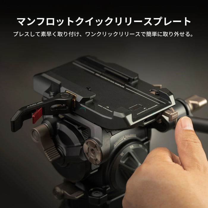 Tilta TT-CT08-QRRK-SG Tilta ARCA Manfrotto Dual Quick Release Receiver Kit for CT08 - Space Gray