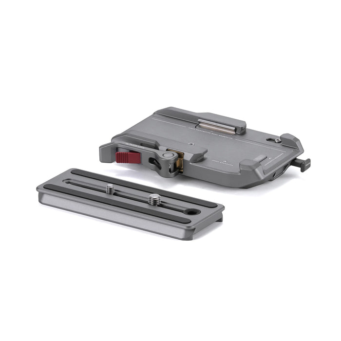 Tilta TT-CT08-QRRK-TG Tilta ARCA Manfrotto Dual Quick Release Receiver Kit for CT08 - Titanium Gray