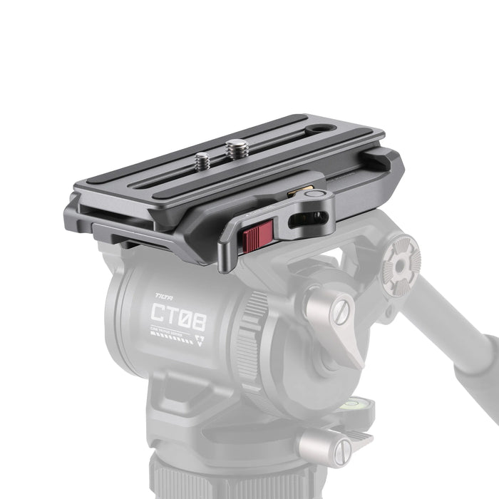 Tilta TT-CT08-QRRK-TG Tilta ARCA Manfrotto Dual Quick Release Receiver Kit for CT08 - Titanium Gray