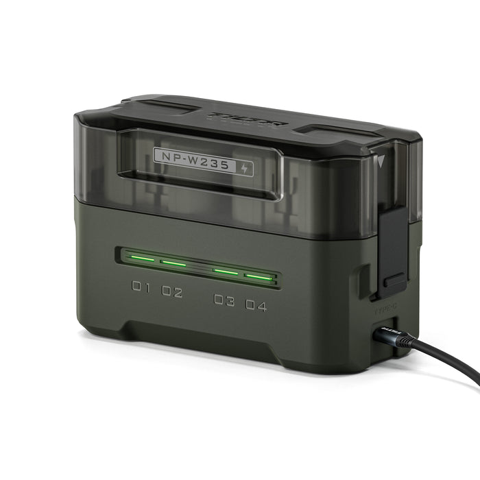 Tilta TBC-W235-GN Tilta Portable Charging Station for NP-W235 (4 Channel) - Green