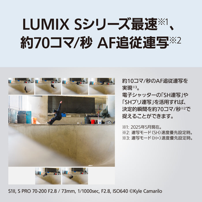 Panasonic DC-S1M2M フルサイズミラーレス一眼カメラ LUMIX S1II レンズキット(標準ズームレンズ)