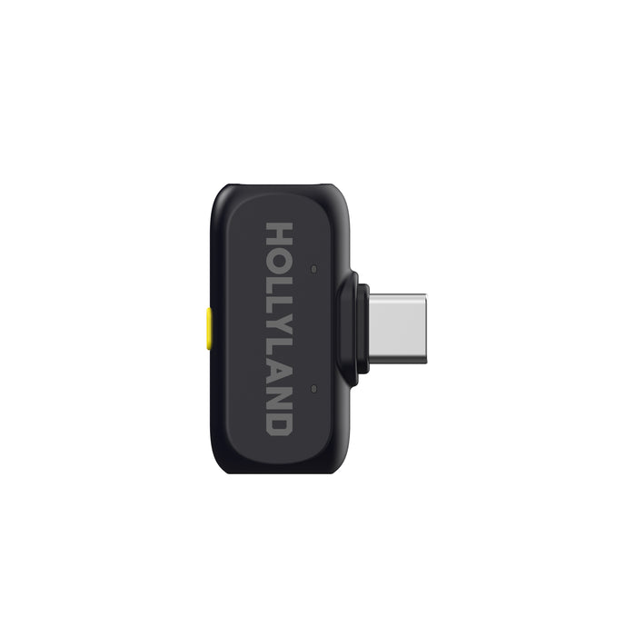 Hollyland Lark A1 Combo(Space Gray) ワイヤレスマイク Lark A1(スペースグレー/送信機 x2 + USB-C受信機 + Lightning受信機 + 充電ケースセット)
