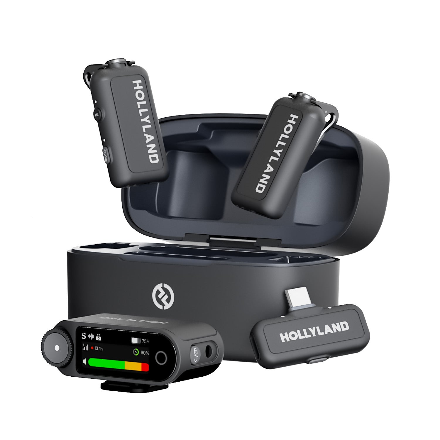 Hollyland Lark M1 ワイヤレスマイクシステム ケース付き。 セール 登場から人気沸騰】 楽天市場】Hollyland Lark M1