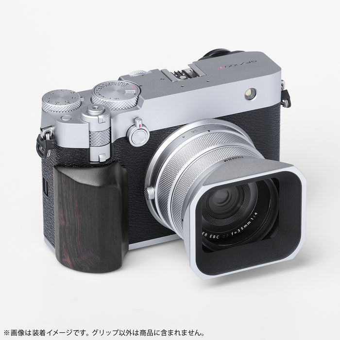 SHOTEN 100RF-GP カメラウッドグリップ(FUJIFILM GFX100RF用/黒檀)