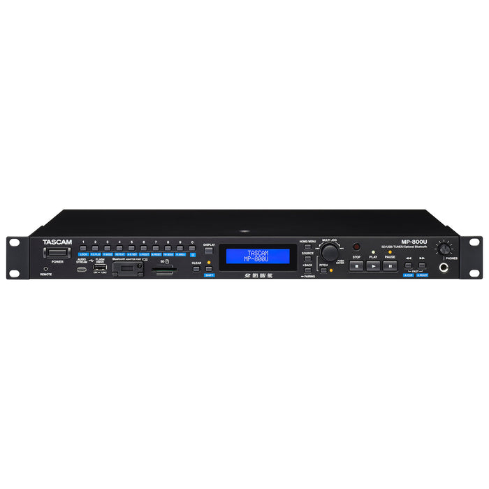 TASCAM MP-800U USB DAC/FMチューナー搭載SD/USBプレーヤー
