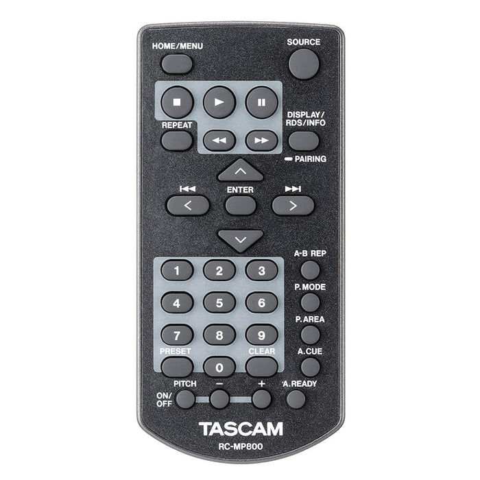 TASCAM MP-800U USB DAC/FMチューナー搭載SD/USBプレーヤー