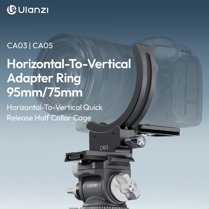 Ulanzi C041 CA03 横向きto 縦向きアダプターリング 95mm