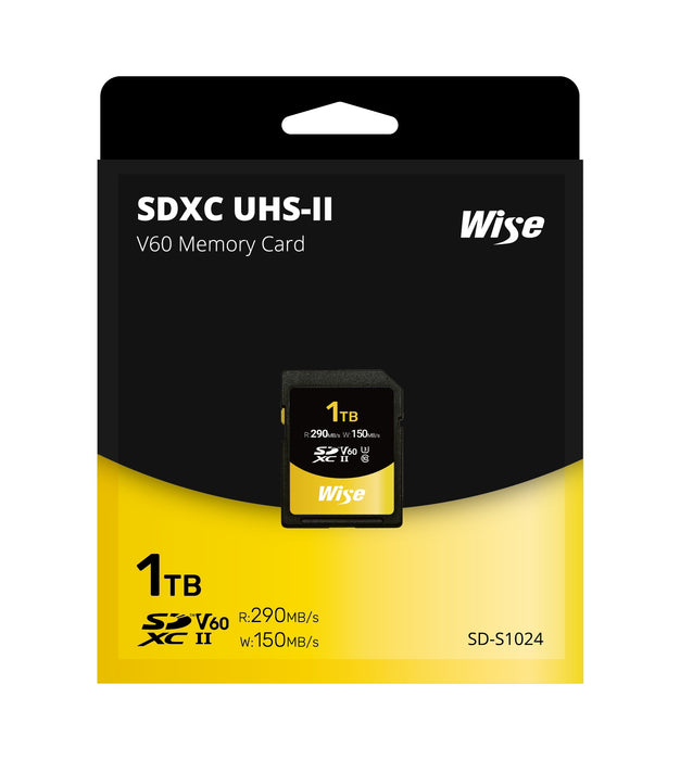 Wise Advanced AMU-SD-S1024 SDXC UHS-II メモリーカード SD-Sシリーズ 1TB
