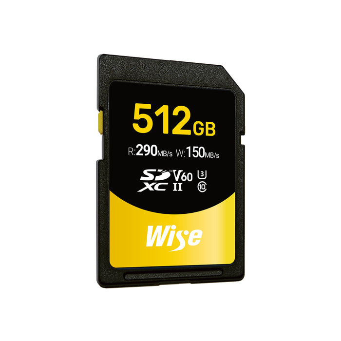 Wise Advanced AMU-SD-S512 SDXC UHS-II メモリーカード SD-Sシリーズ 512GB