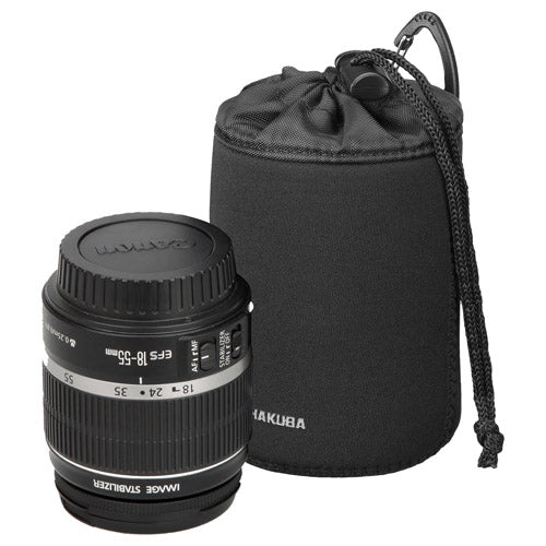 HAKUBA KLP-S02-8011 スリムフィット02 レンズポーチ 80-110 (収納サイズ：Φ80×H110mmまで)ブラック