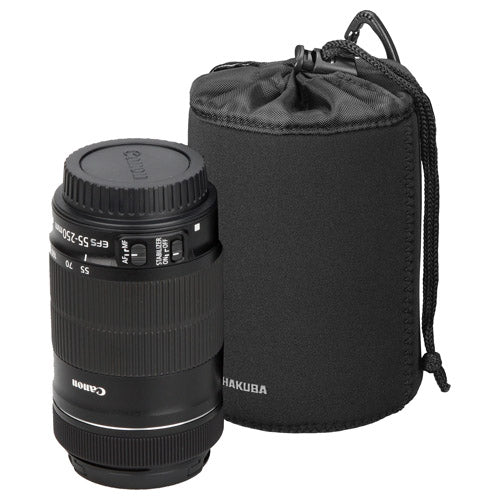HAKUBA KLP-S02-9013 スリムフィット02 レンズポーチ 90-130 (収納サイズ：Φ90×H130mmまで)ブラック