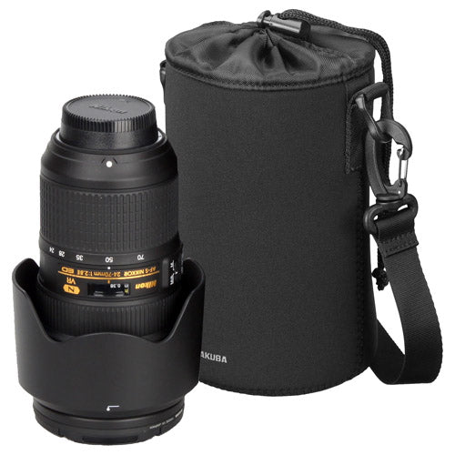 HAKUBA KLP-S02-1118 スリムフィット02 レンズポーチ 110-180 (収納サイズ：Φ110×H180mmまで)ブラック